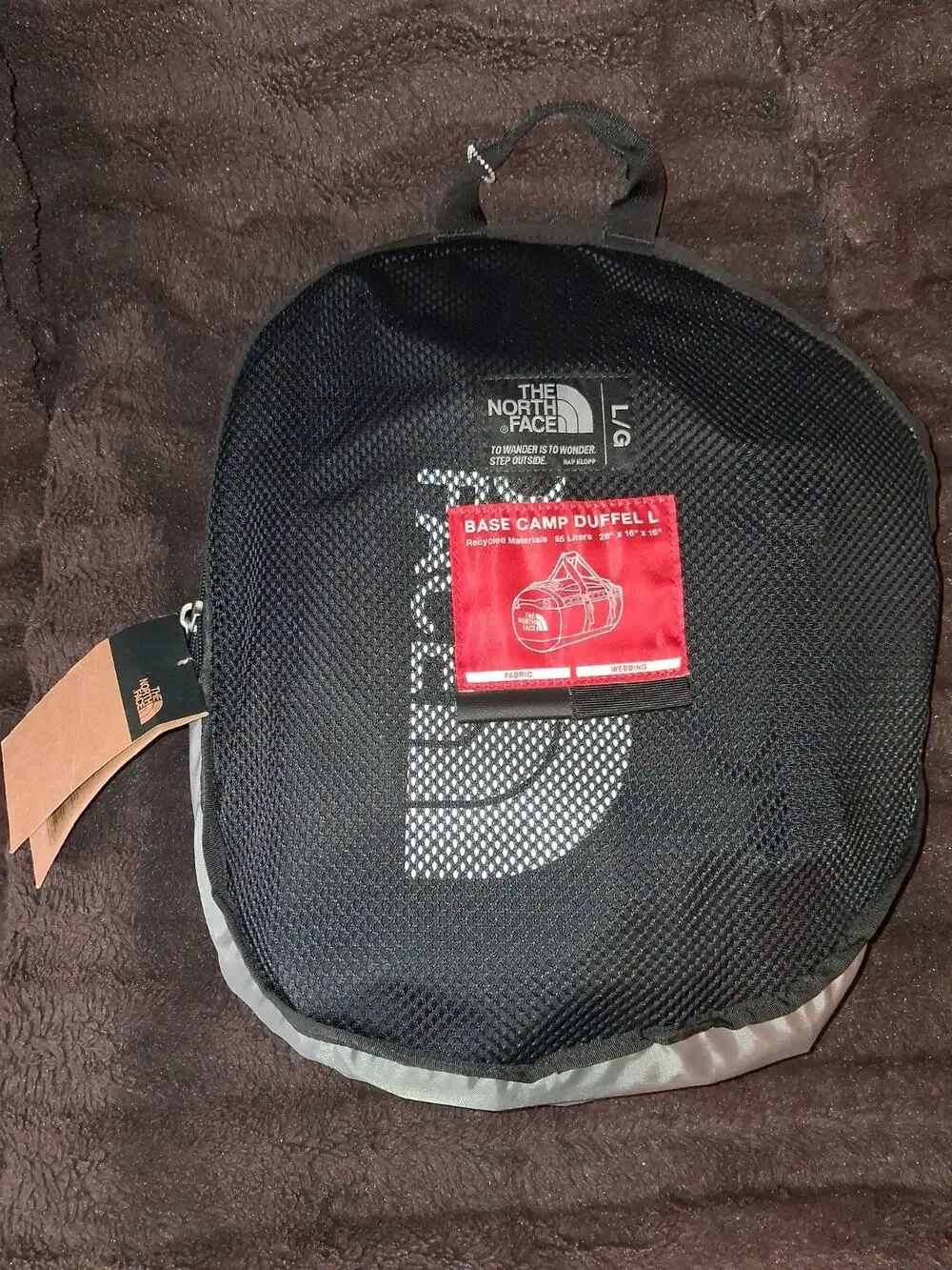 The North Face Base Camp Voyager Duffel 91L backpack TNF Black 28